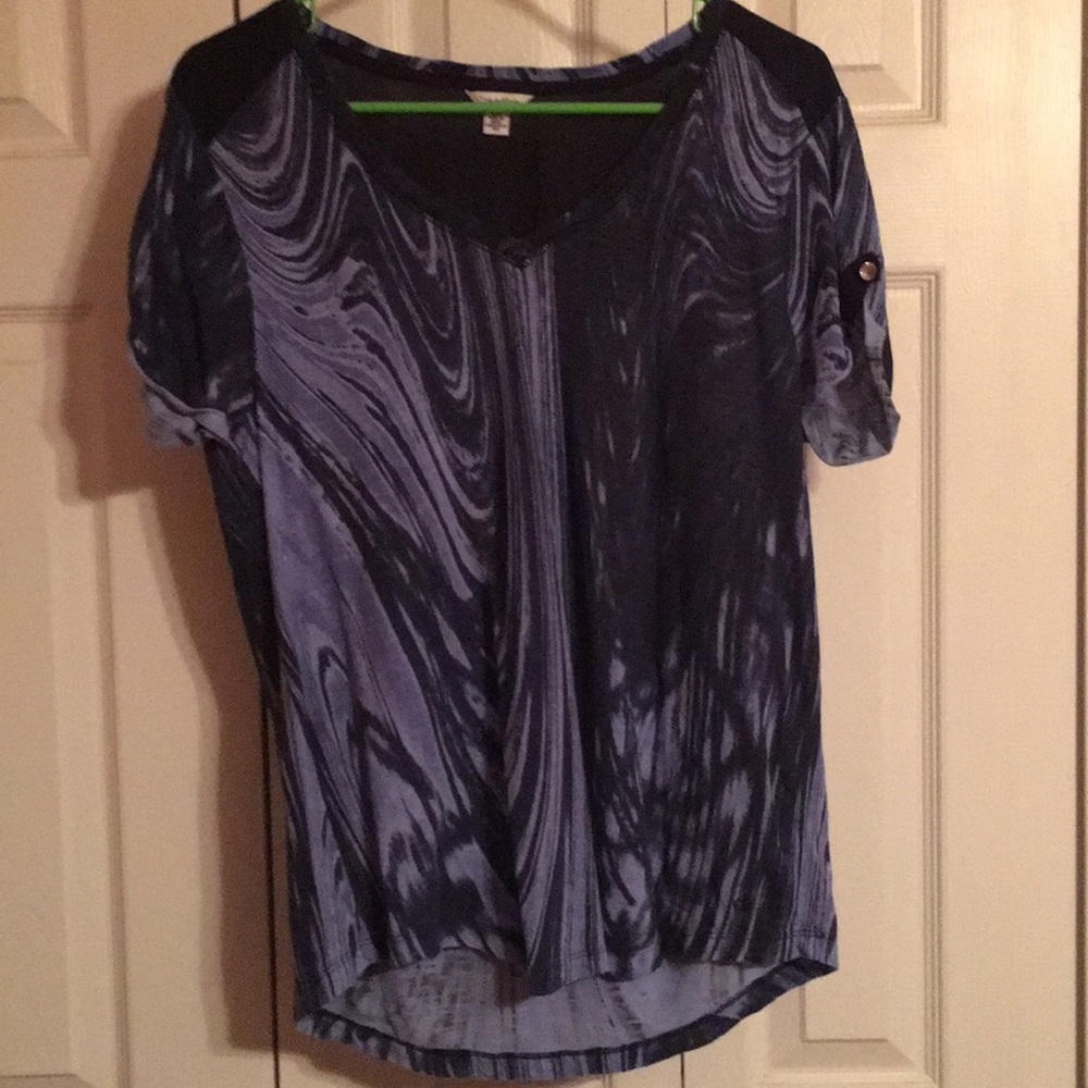 Calvin Klein blue short sleeve top